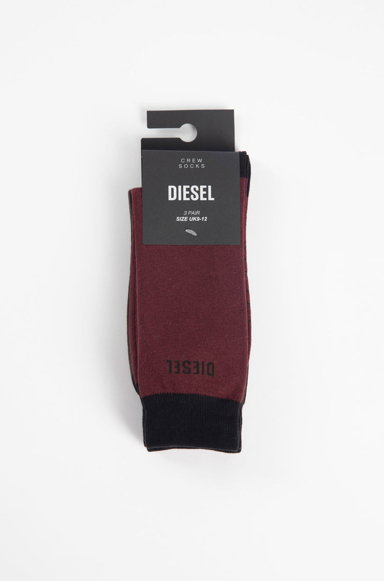 Weston Socks Black/Port/Brown