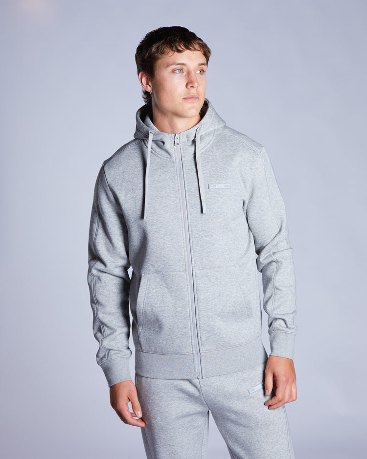 Adrian Zipper Dragon Grey Marl