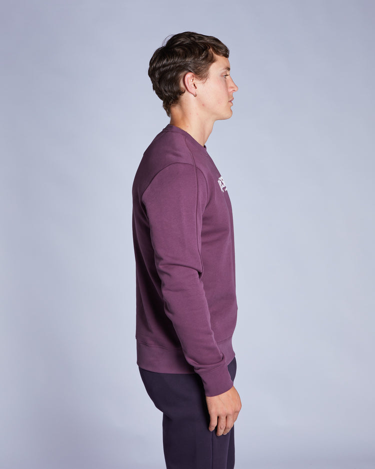 Alec Sweatshirt Damson Plum