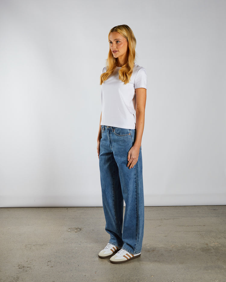 Scout Relaxed Straight Jean Medium Blue