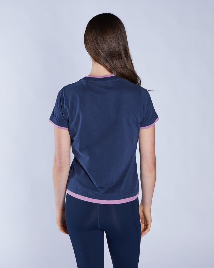 Arlette Tee Navy Blossom