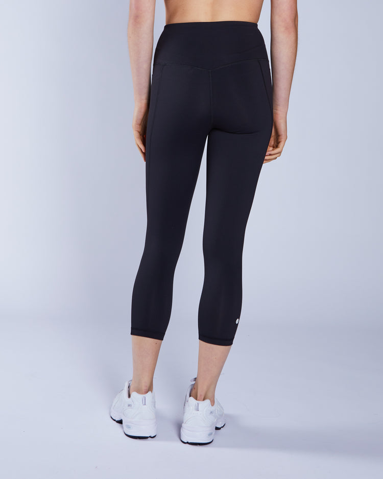 Ava Cropped Pant Beetle Black