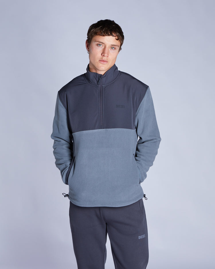 Baca Half Zip Stormy Cloud