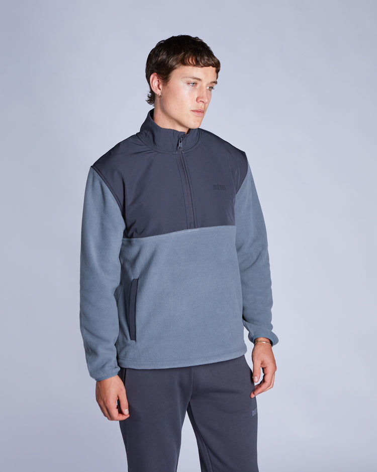 Baca Half Zip Stormy Cloud
