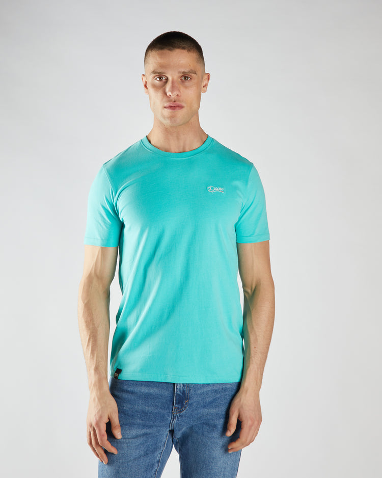 Basic Caden O Neck Tee Sea Glass