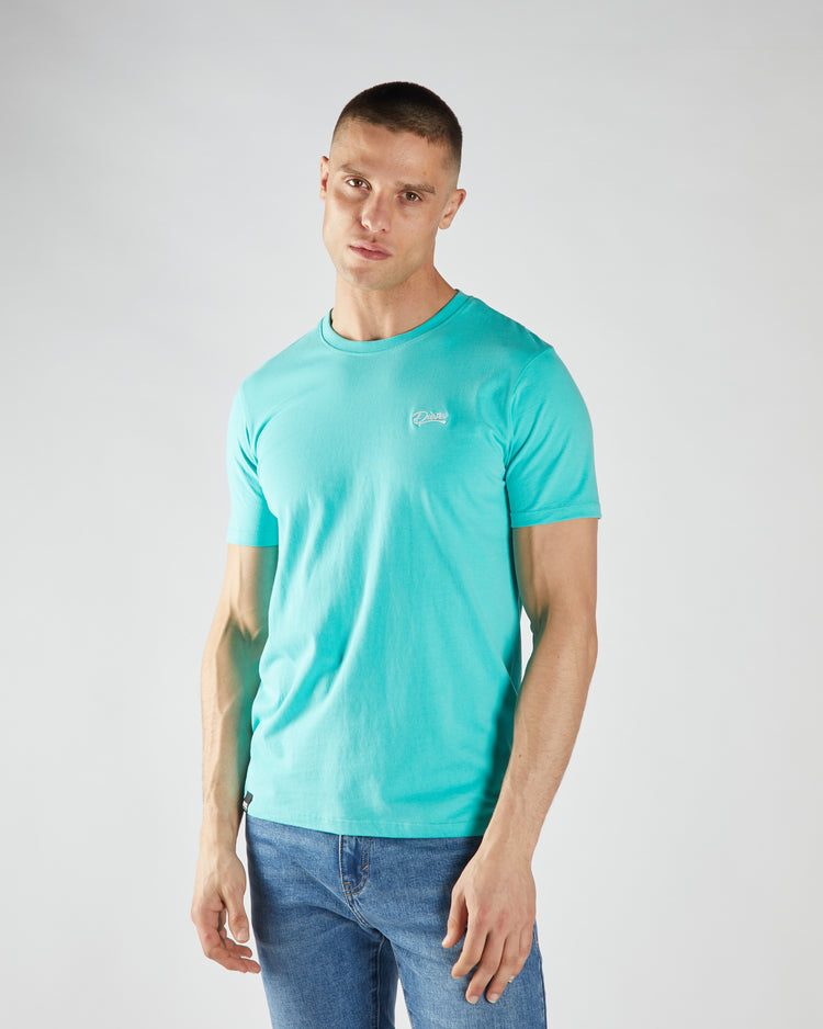 Basic Caden O Neck Tee Sea Glass