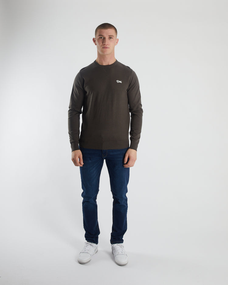 Dylan Round Neck Peat Moss