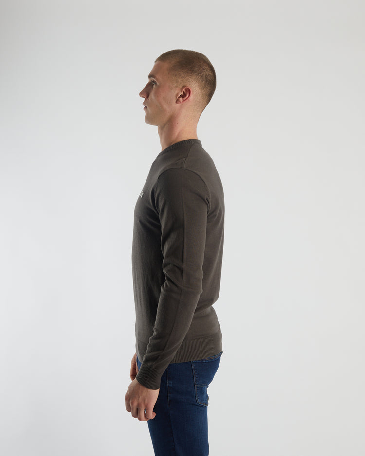 Dylan Round Neck Peat Moss