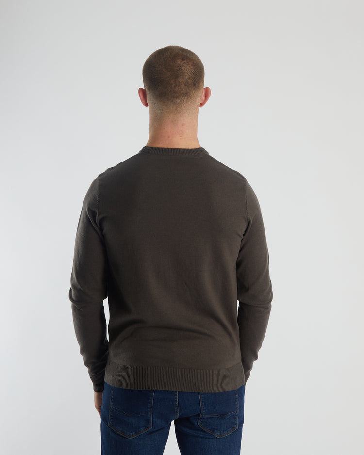 Dylan Round Neck Peat Moss