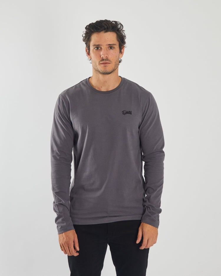 Basic Nilo L/S Tee Scorpian Grey