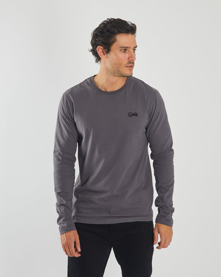 Basic Nilo L/S Tee Scorpian Grey