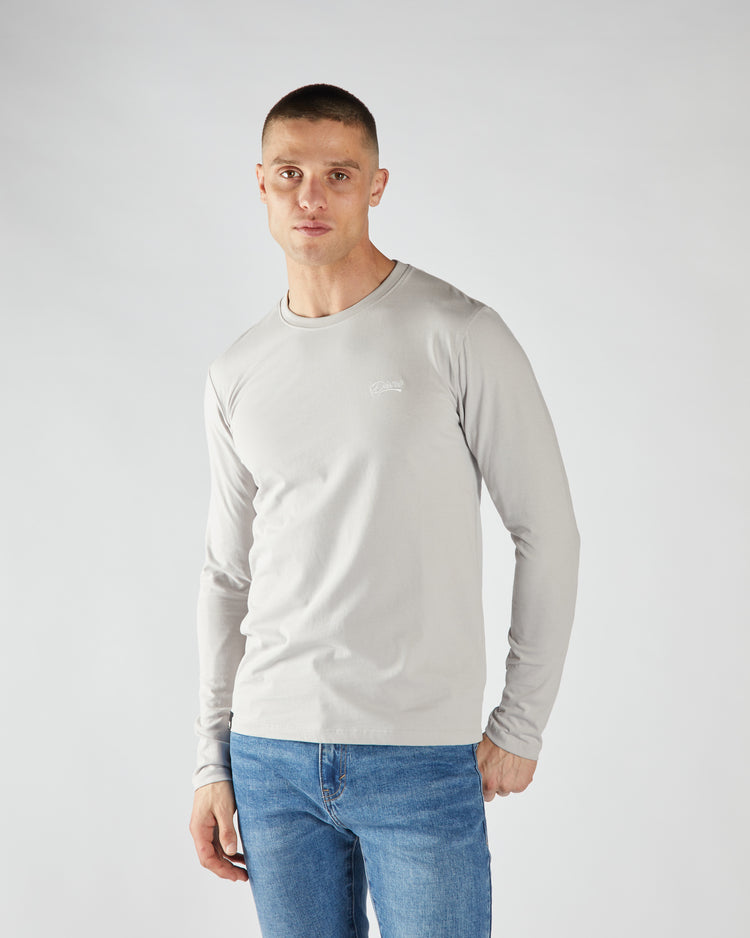 Basic Nilo Ls Tee Distant Grey