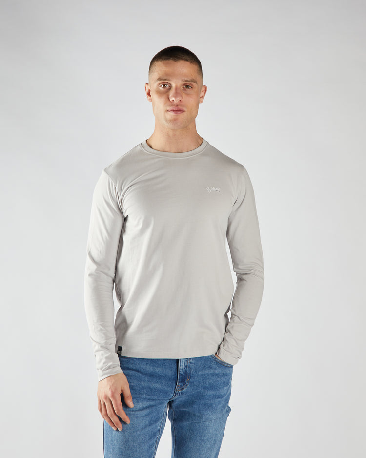 Basic Nilo Ls Tee Distant Grey