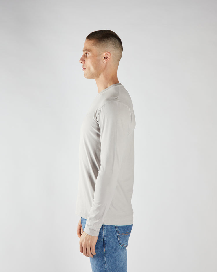 Basic Nilo Ls Tee Distant Grey