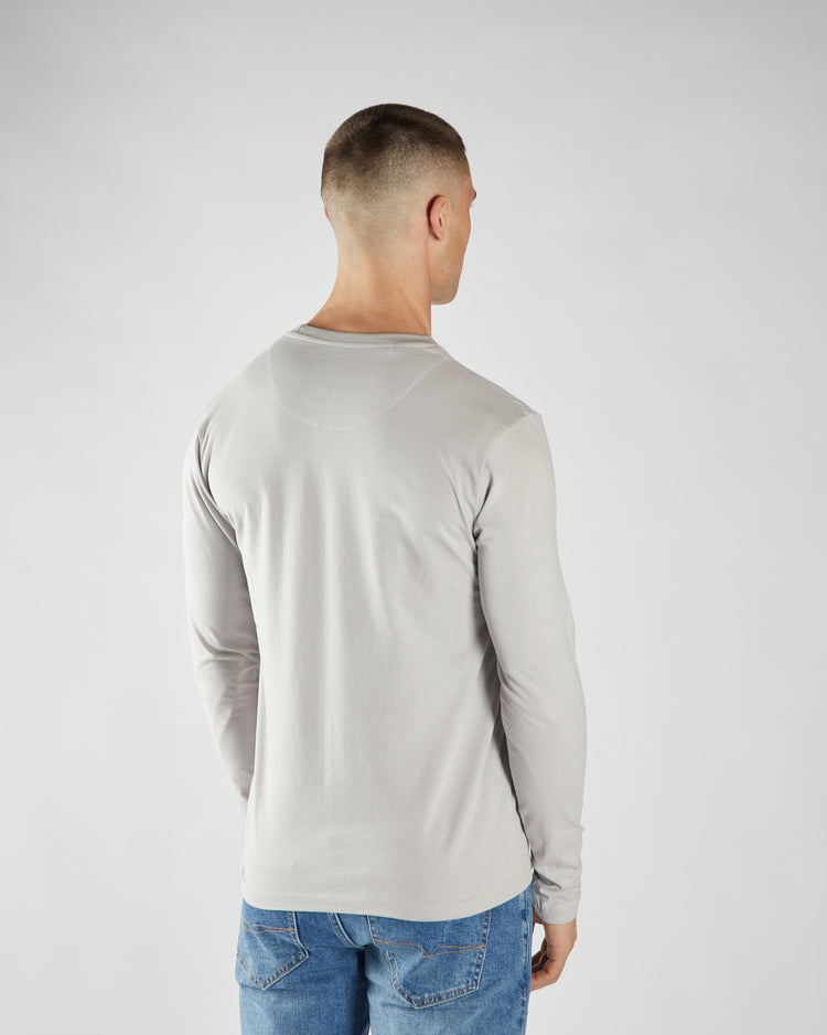 Basic Nilo Ls Tee Distant Grey