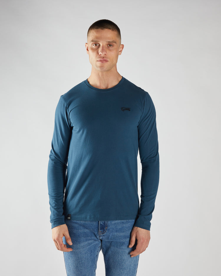 Basic Nilo Ls Tee Majoilca Blue