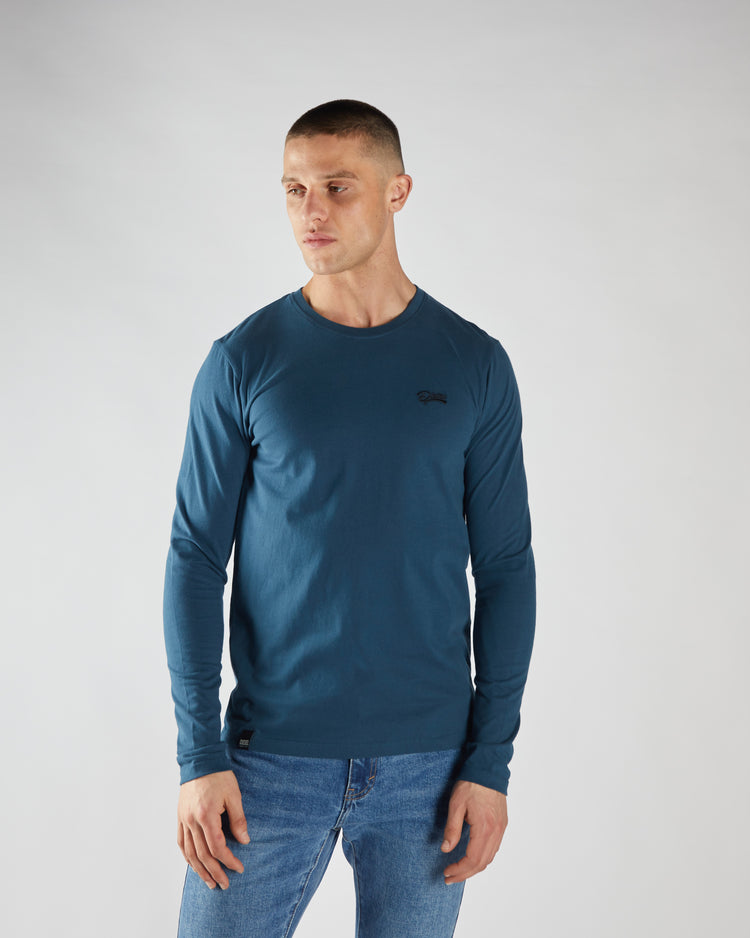 Basic Nilo Ls Tee Majoilca Blue