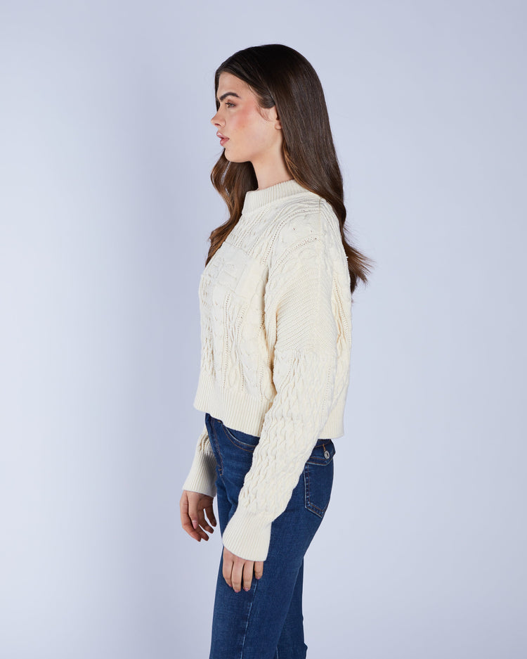 Bell Knit Ivory Cream