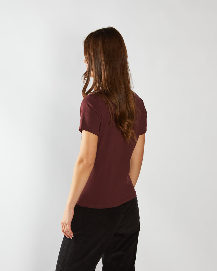 Birdie Tee Deep Cherry