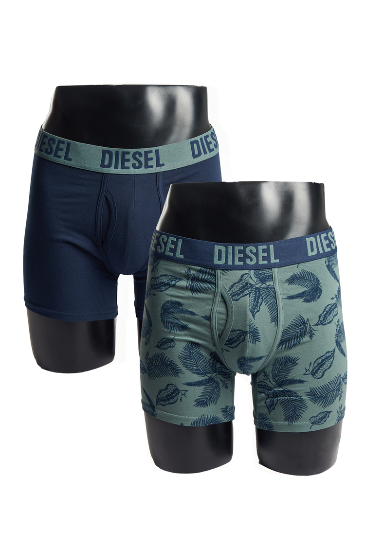 Keanu Boxer Navy/Green Meadow