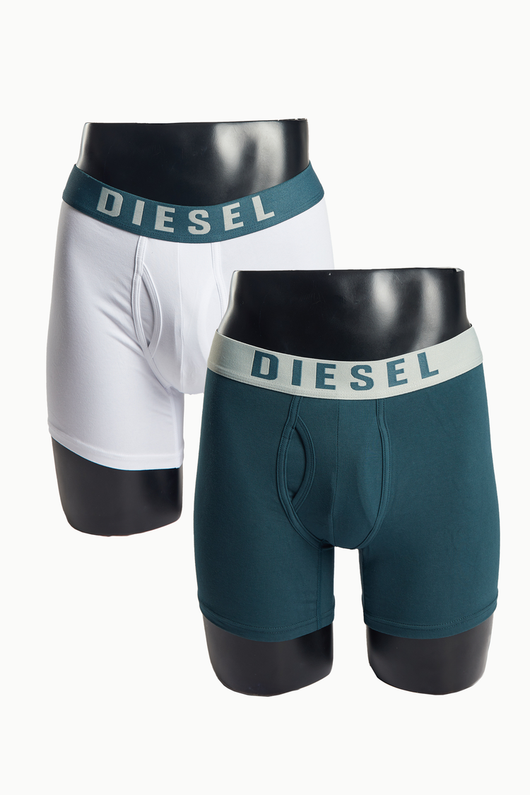 Quinlin Boxers White/ Tidal Teal
