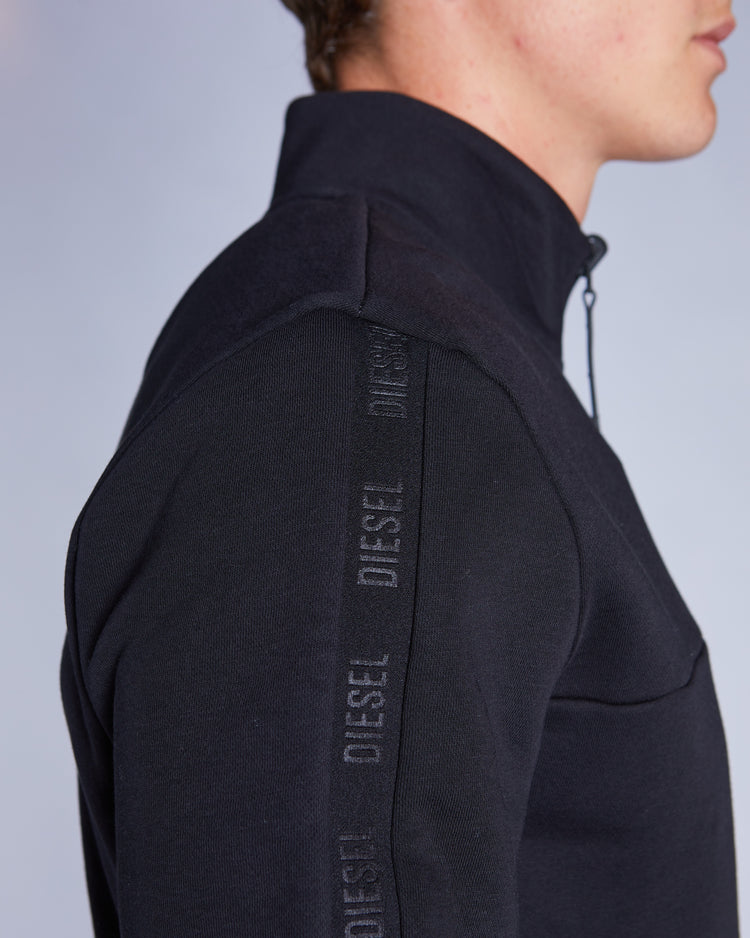 Bridge Half Zip New Black