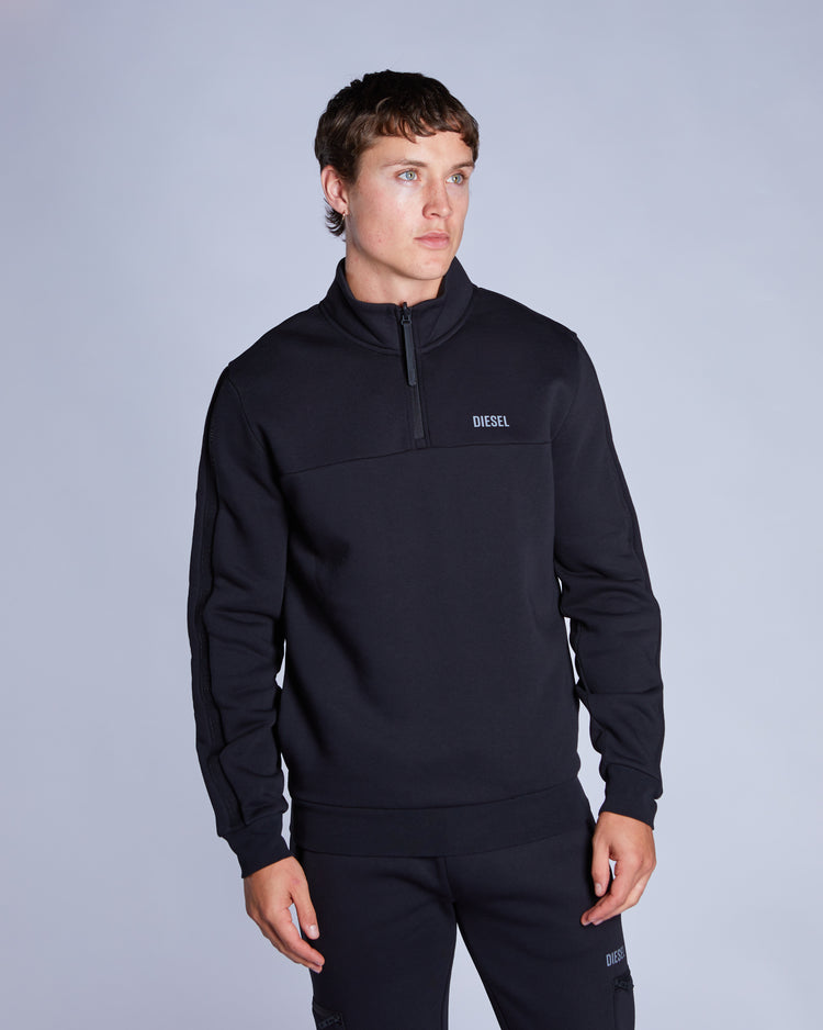 Bridge Half Zip New Black