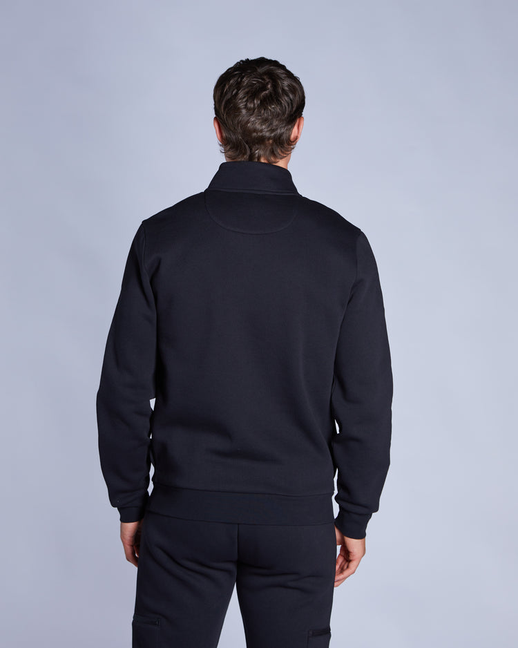 Bridge Half Zip New Black