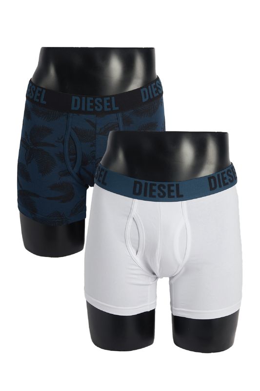 Davey Boxers Sonic Midnight Teal/White