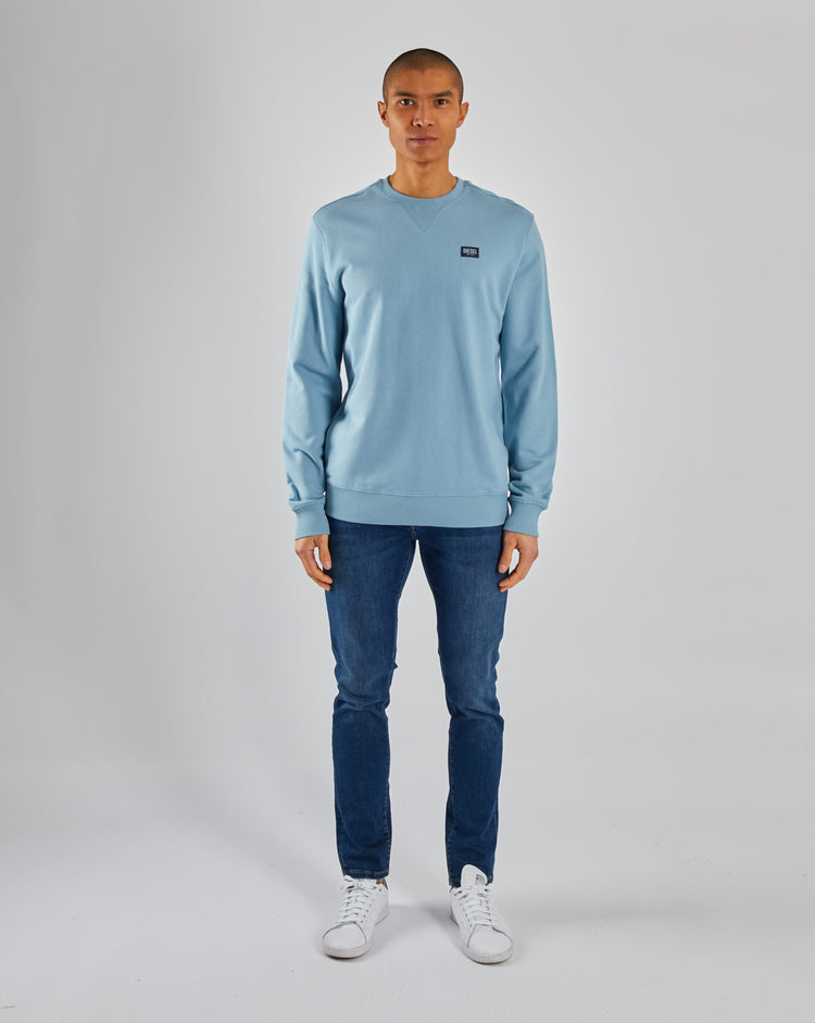 Brandon Sweatshirt Pebble Blue