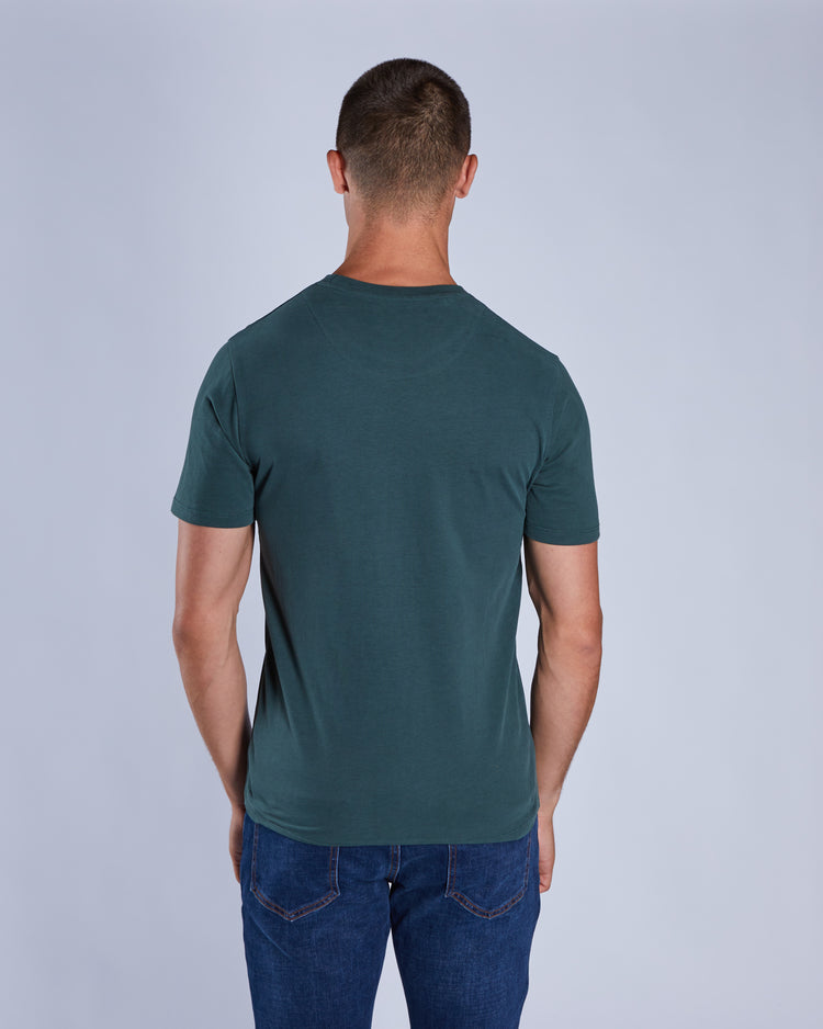 Basic Caden O Neck Tee College Green