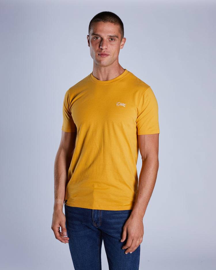 Basic Caden O Neck Tee Golden Laurel