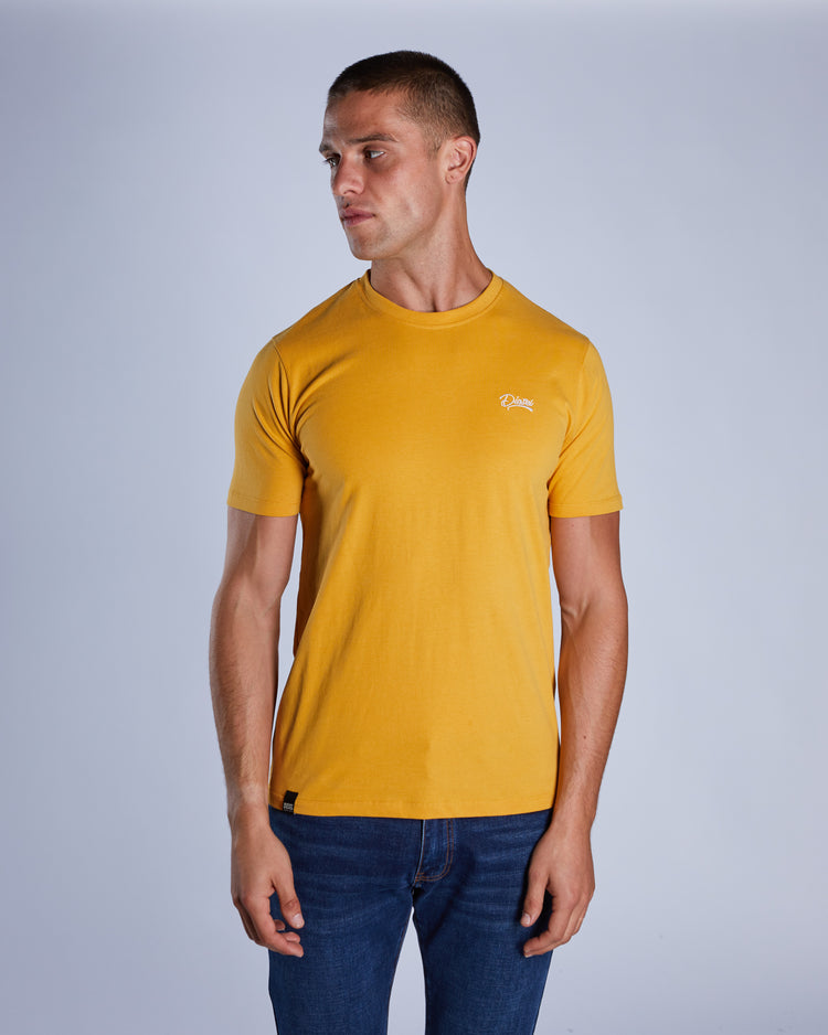 Basic Caden O Neck Tee Golden Laurel
