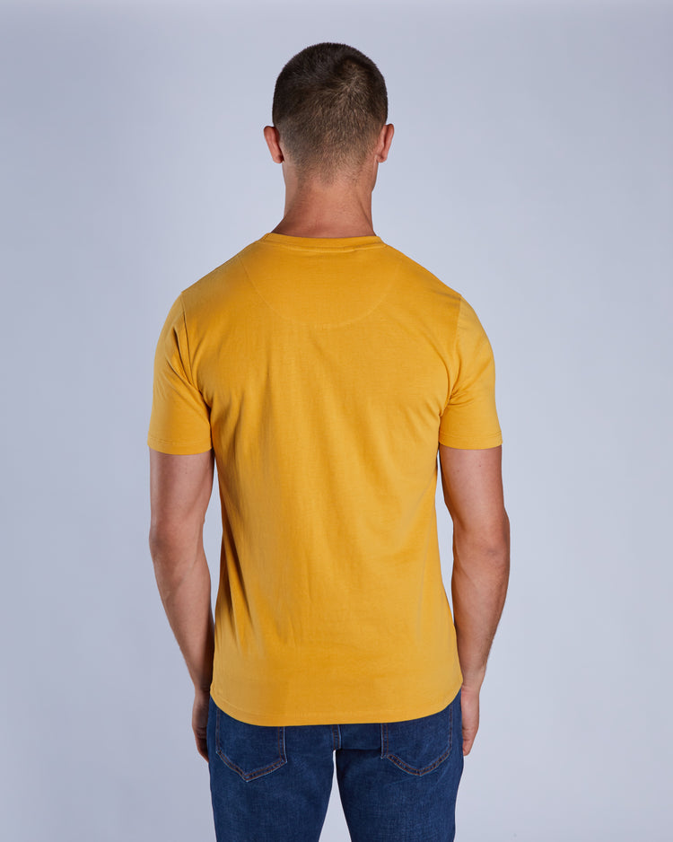 Basic Caden O Neck Tee Golden Laurel