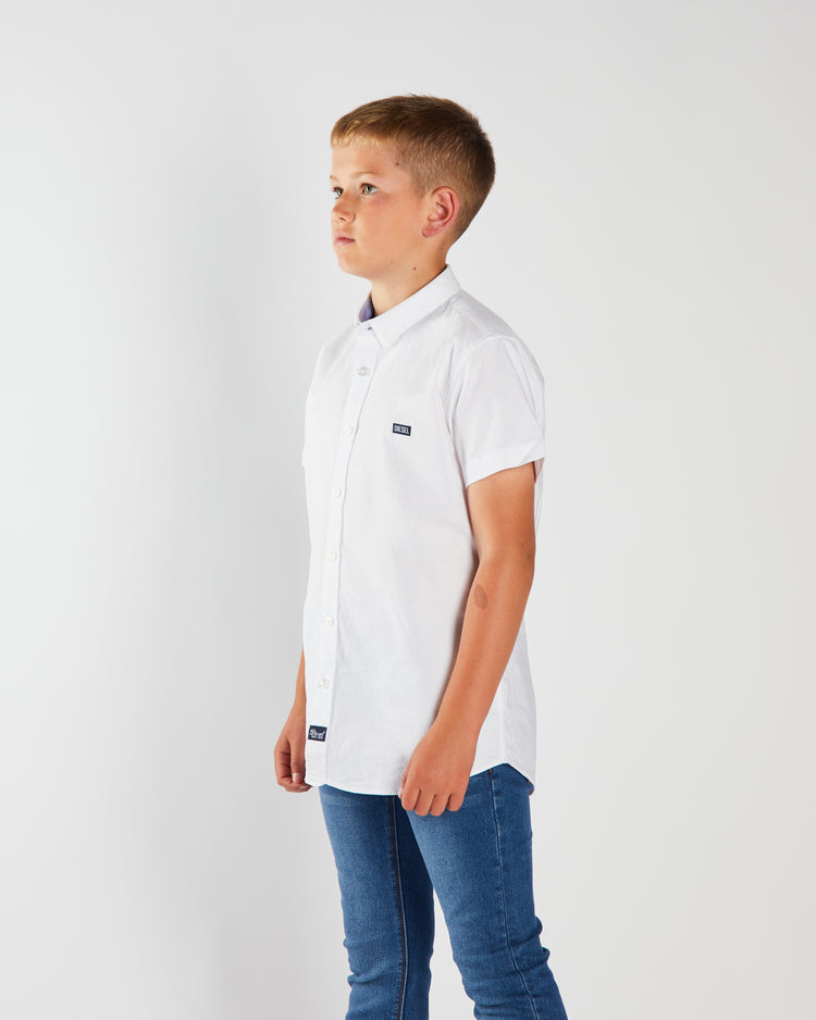 Casey Oxford Shirt White