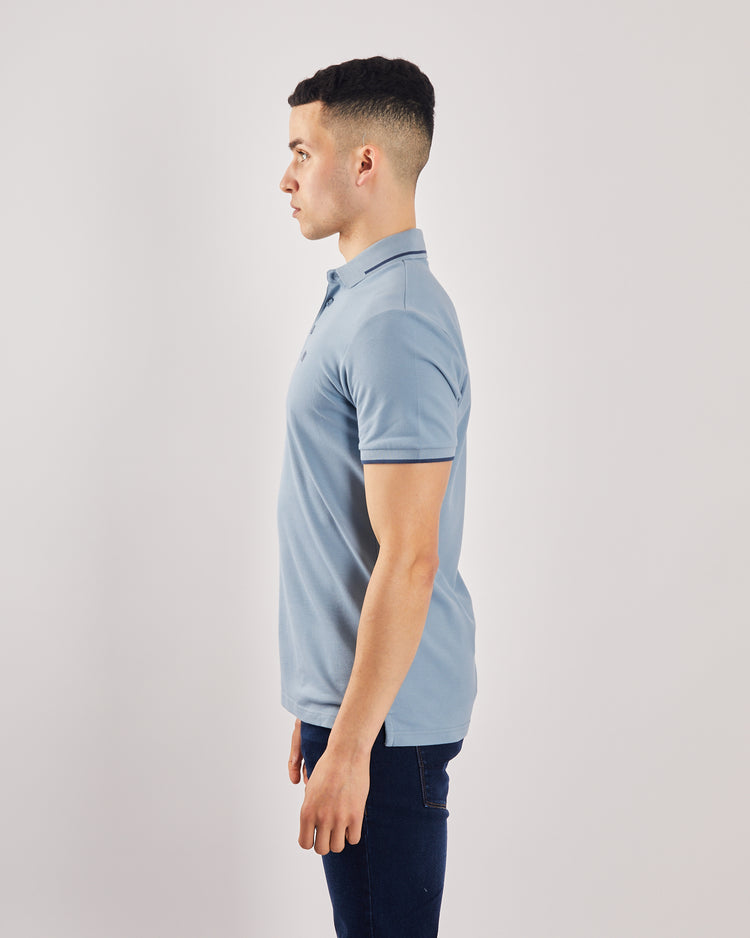 Chad Polo Pebble Blue