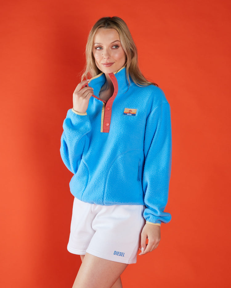 Constance Fleece Halcyan Blue