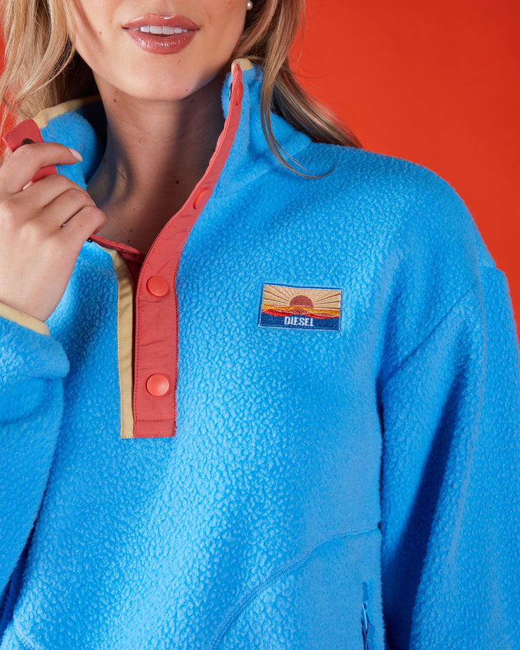 Constance Fleece Halcyan Blue