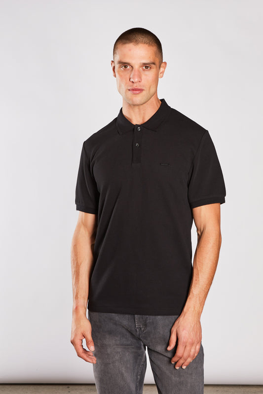 Dan Polo Shirt Black Tar