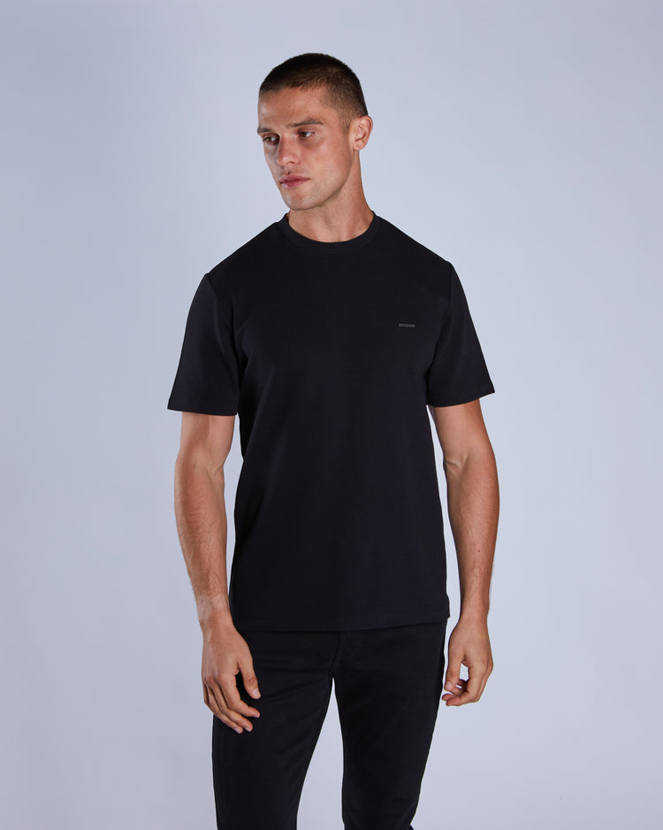 Davis Tee Black Tar