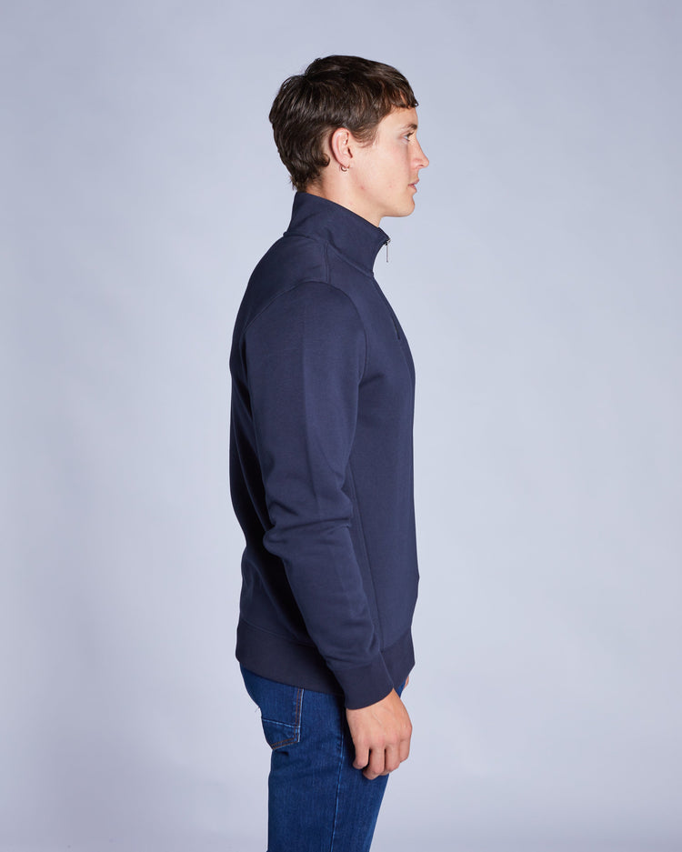 Dax Half Zip Salute Navy