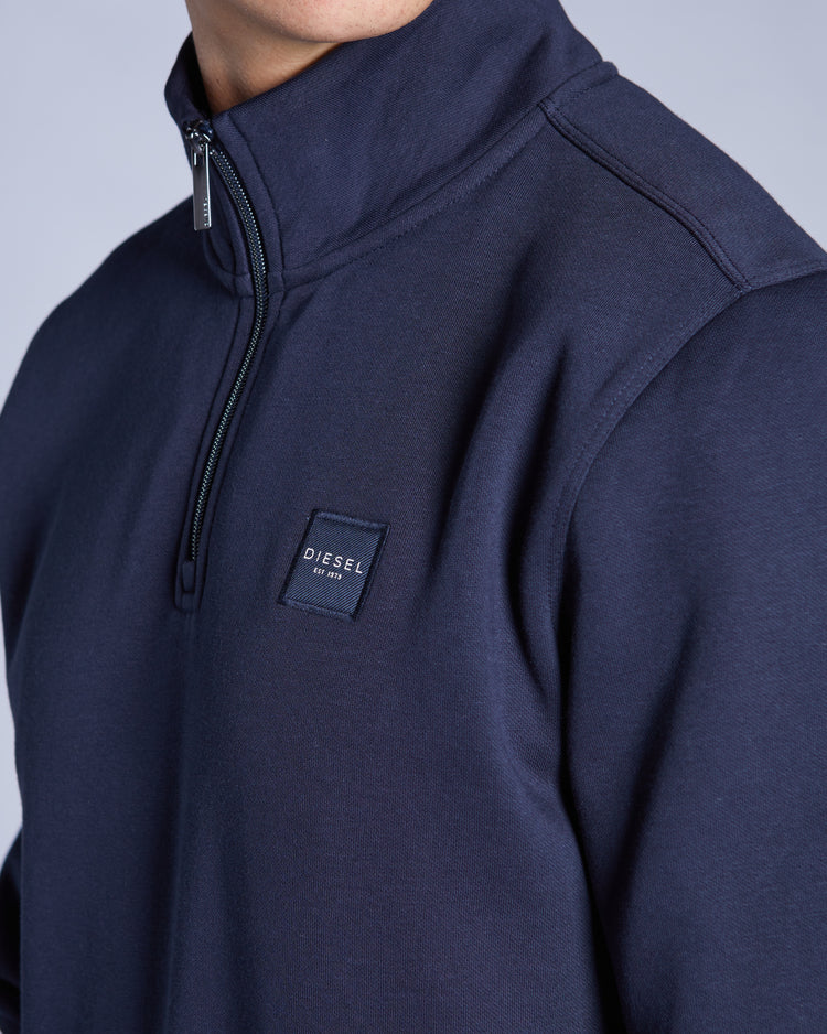 Dax Half Zip Salute Navy