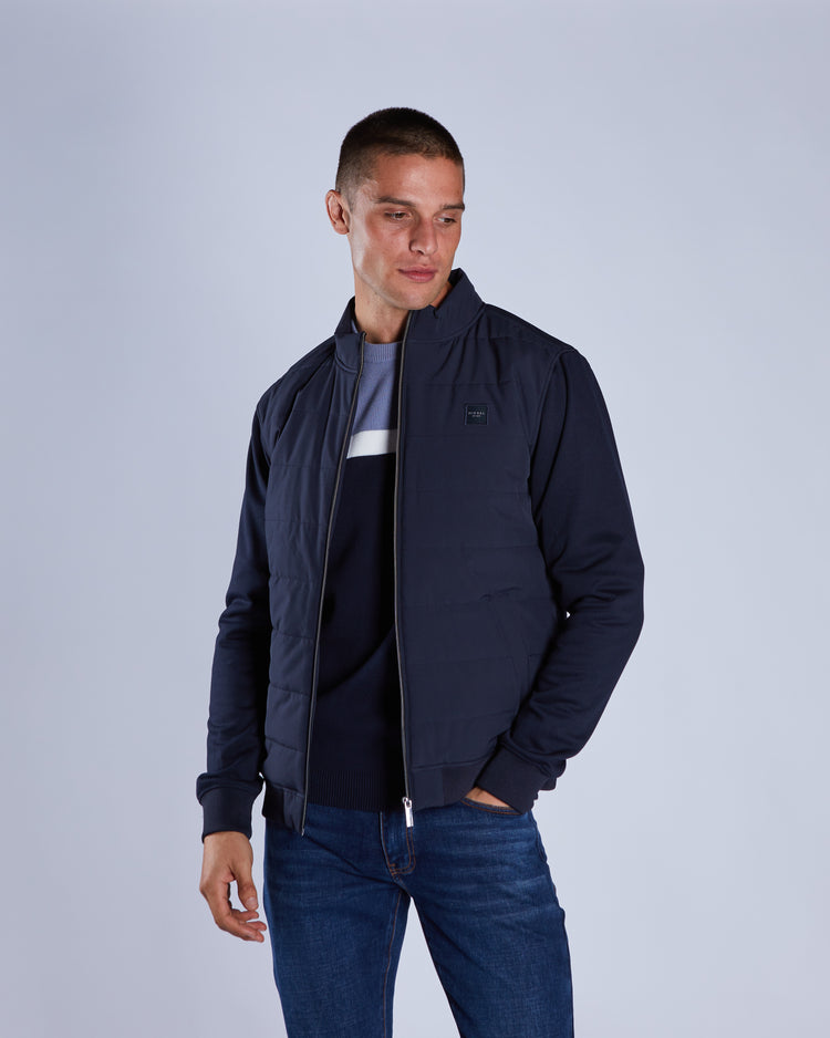 Diego Hybrid Jacket Midnight Blue