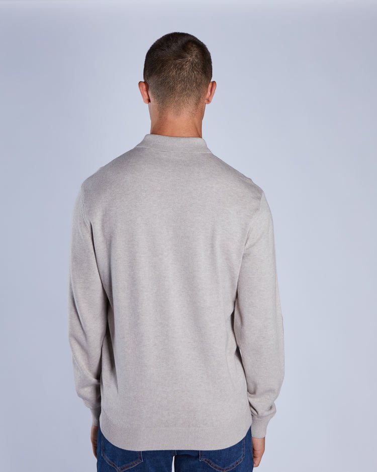 Dino Knit Polo Beachcomber Marl