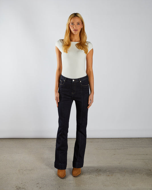 Drew Flare Indigo Raw