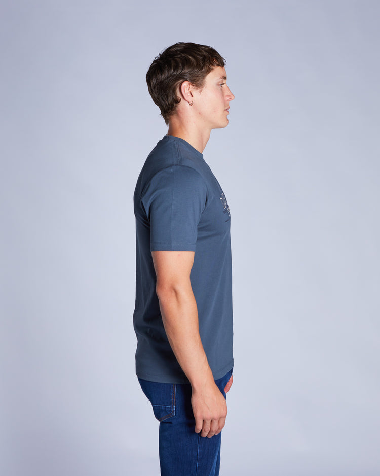 Duncan Tee Petrol Blue