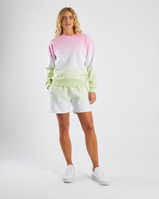Dayna Sweater Pink/Green Ombre
