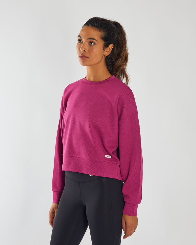 Ellie Sweatshirt Raspberry Rose