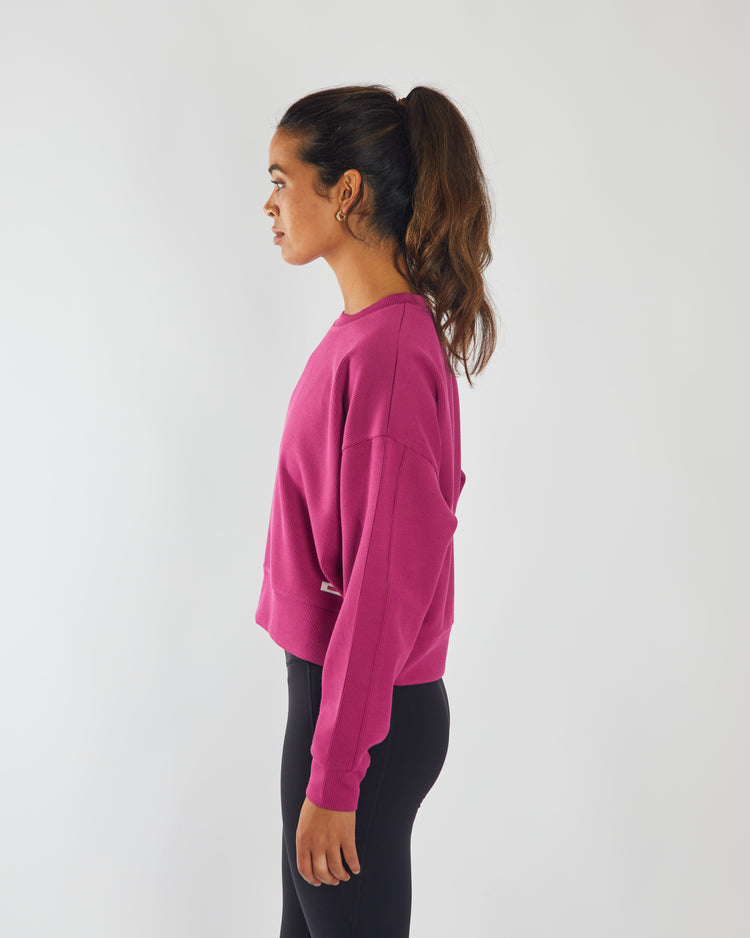 Ellie Sweatshirt Raspberry Rose