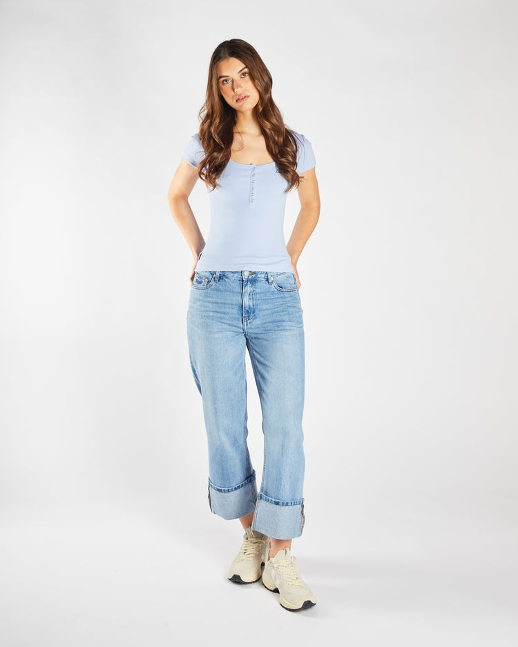 Fable Tee Pale Periwinkle
